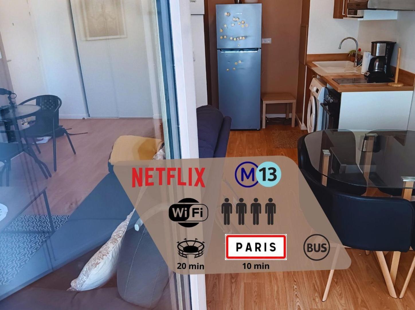 Destiny Appart' Paris -Beauvais-Orly- Podcasts- Stade De France Стен Экстерьер фото